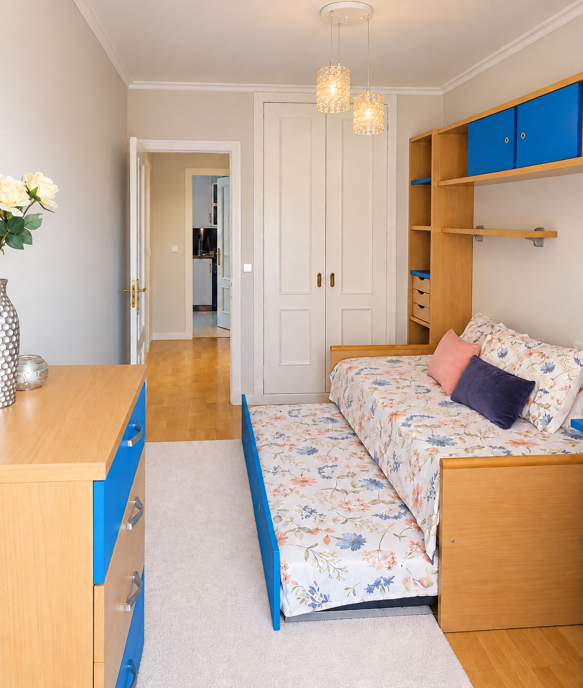 Segundo dormitorio con cama individual